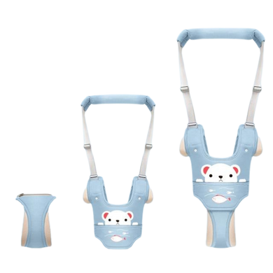 Harnais de marche pour bébé - bleu