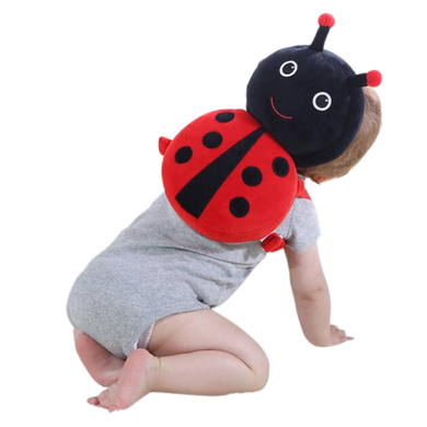 Coussin de protection de la tête pour bébé - coccinelle
