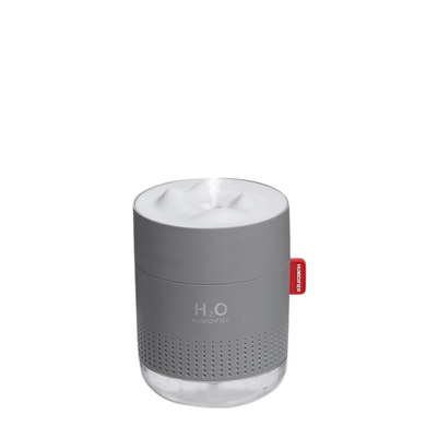 Humidificateur et diffuseur d'huiles essentielles à ultrasons blanc de 500ML - USB - gris seul