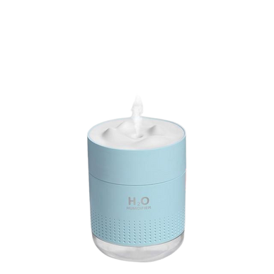Humidificateur et diffuseur d'huiles essentielles à ultrasons blanc de 500ML - USB - bleu seul