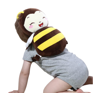 Coussin de protection de la tête pour bébé - abeille