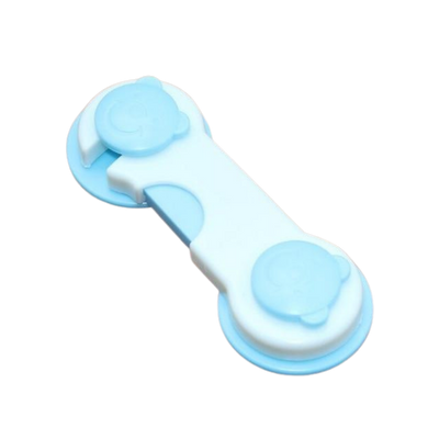 5 serrures de sécurité pour porte - 5 pcs bleu