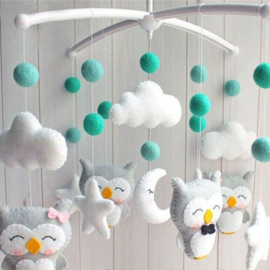 Elément mobile berceau - hochet vert uniquement