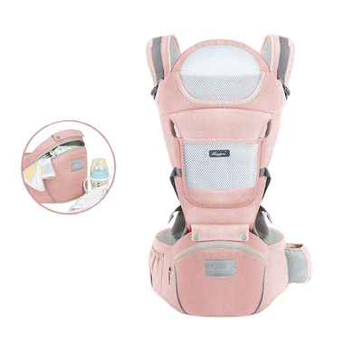 Porte-bébé Multiposition (3- 36 mois) - rose version 2021