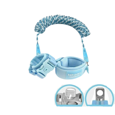 Ceinture à poignet Anti-égarement - bleu clair réfléchissante