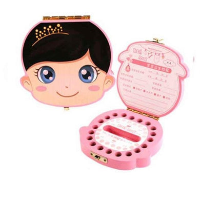 Boite à dents de lait - fille hollandaise rose