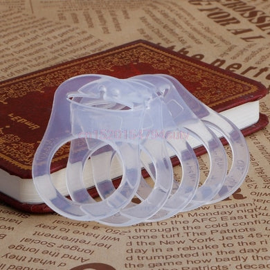 Lots de 5 clips pour attache sucette - transparent