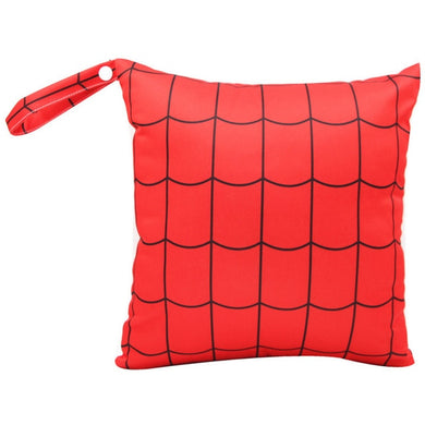 Sac à glissière imperméable et lavable - toile d'araignée