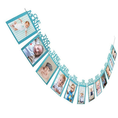 Décoration fête d'anniversaire - bleu