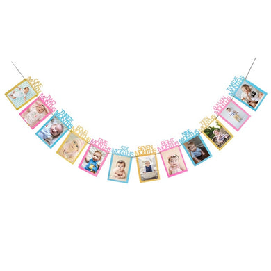 Décoration fête d'anniversaire - mélange de couleurs