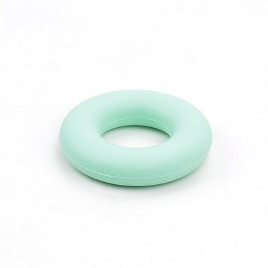 Anneau de dentition en Silicone sans BPA - donut vert clair
