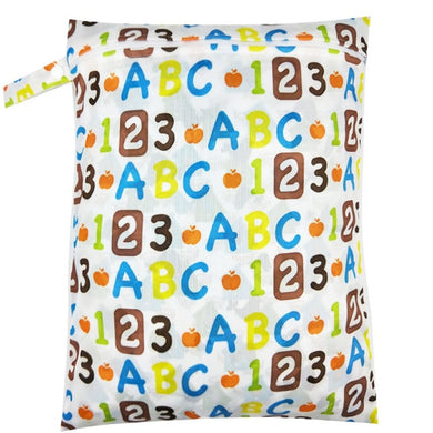 Sac imperméable pour couche-culotte 30 x 40cm - ABC 123