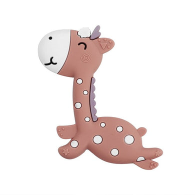 Anneau de dentition en Silicone sans BPA - dragon marron