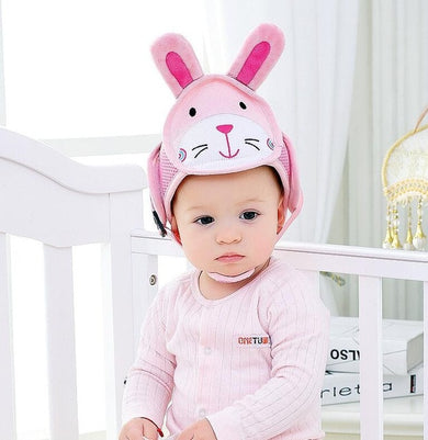 Chapeau Protecteur en tissu pour Bébé - lapin