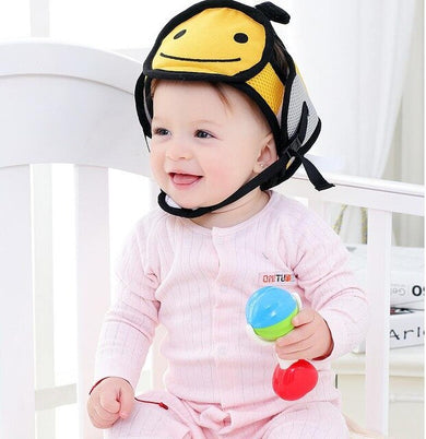 Chapeau Protecteur en tissu pour Bébé - abeille