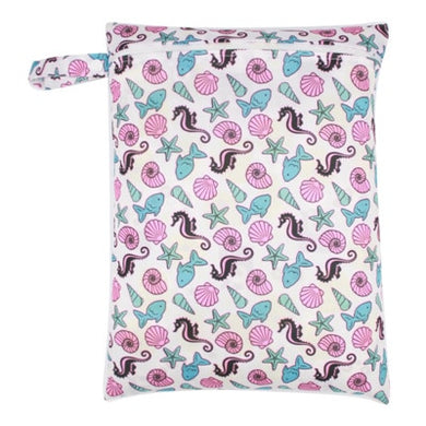 Sac à couches imperméable et lavable 30 x 40cm - hippocampe