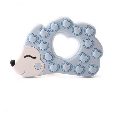 Anneau de dentition bébé - hérisson bleu