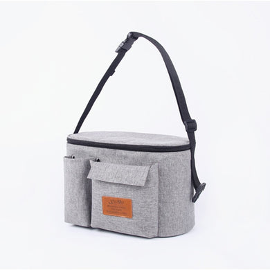 Sac bébé poussette - gris clair