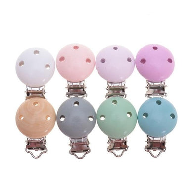 Lot de 20 clips pour attache-tétine - mélange