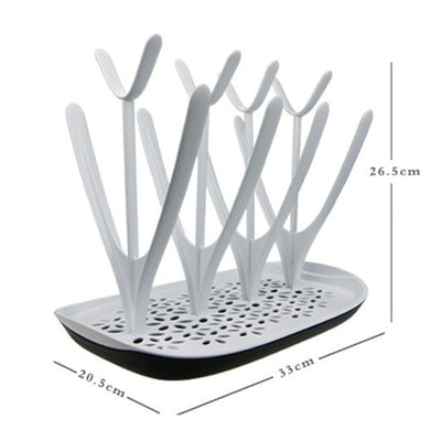 Egouttoir design pour 8 Biberons - blanc