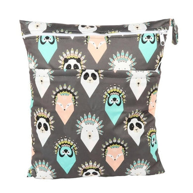 Sac imperméable pour couche-culotte 36x 29cm - panda