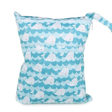 Sac imperméable pour couche-culotte 36x 29cm - bleu