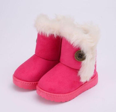 Bottes d'hiver pour enfant et bébé - rose