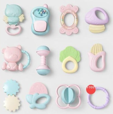 Jouet Hochet de Dentition pour Bébé - 11pcs (avec boîte)