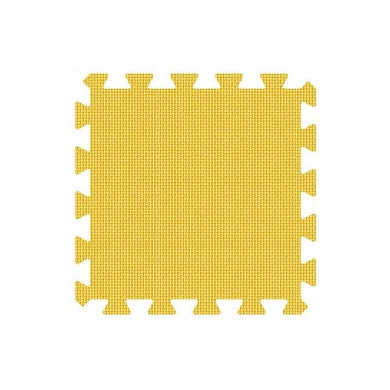 Puzzle Tapis en mousse pour bébé - jaune