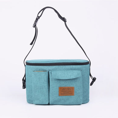 Multi-poche bébé poussette - bleu