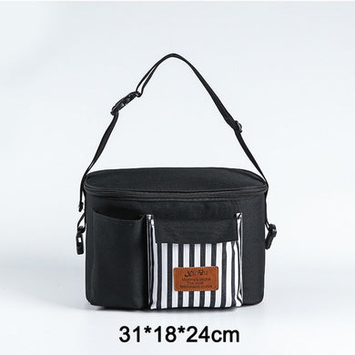 Multi-poche bébé poussette - noir