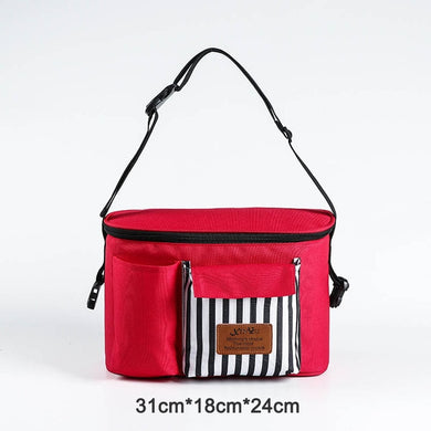 Multi-poche bébé poussette - rouge