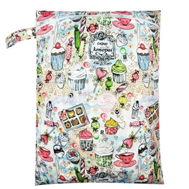 Sac à couches imperméable 30 x 40 cm - glace