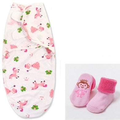 Gigoteuse pour bébé - cheval singe rose