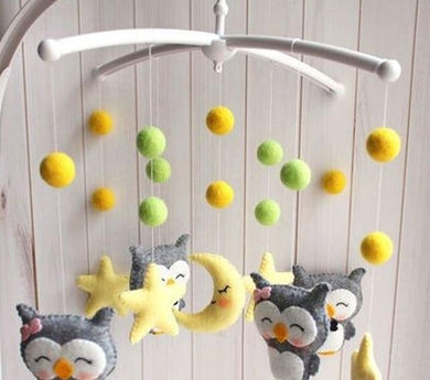 Elément mobile berceau - hochet jaune vert uniquement