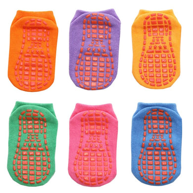 Lot de 6 pairs de chaussette Antiderapante Ultra Performante pour bébé - multicolore vif unisexe