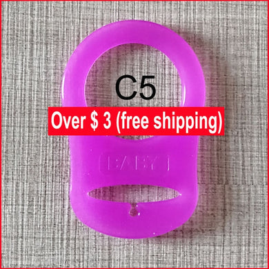 Clip pour attache sucette - violet