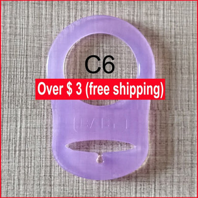 Clip pour attache sucette - violet clair