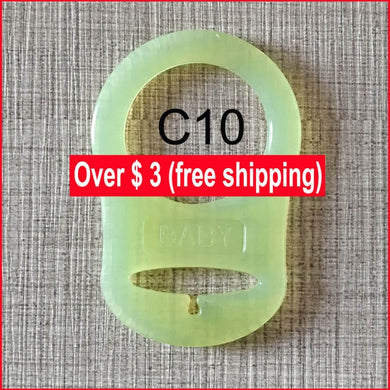 Clip pour attache sucette - jaune