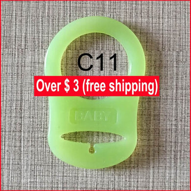 Clip pour attache sucette - vert clair