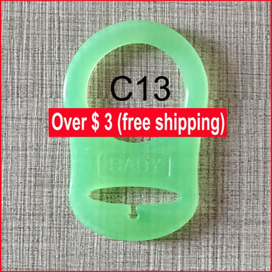 Clip pour attache sucette - vert