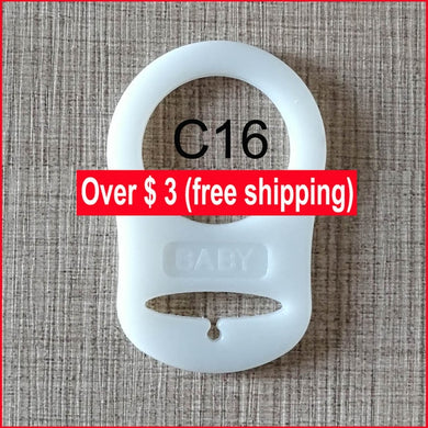 Clip pour attache sucette - blanc