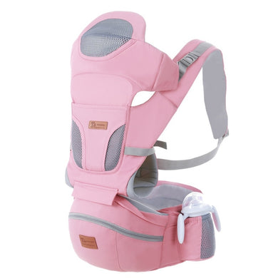 Porte-bébé ergonomique respirant - nouveau rose