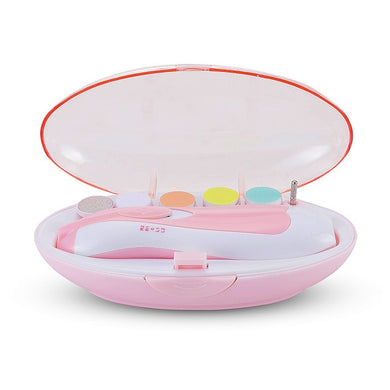 Coupe ongle électrique pour bébé - rose clair