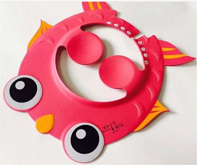 Visière de douche pour bébé - rouge