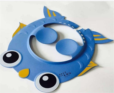 Visière de douche pour bébé - bleu