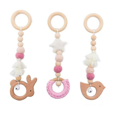 Crochets en bois pour bébé - oiseau