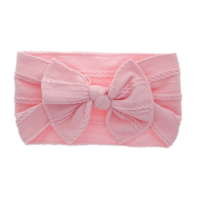 Bandeau noeud papillon pour bébé - rose