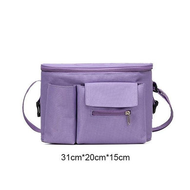 Sac bébé poussette - violet