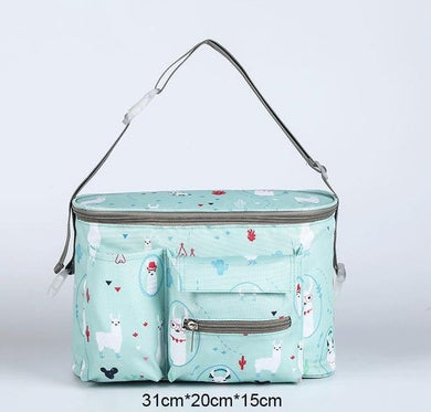 Sac bébé poussette - vert alpaga